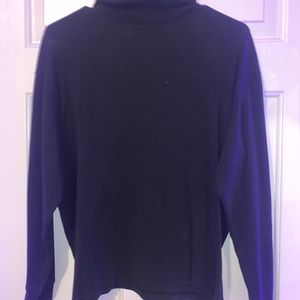 Black long sleeve turtle neck